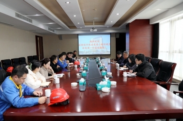 浙江省经信厅机关党委二级巡视员孙自强一行莅临J9集团纸业发展岁末岁首安全出产督导